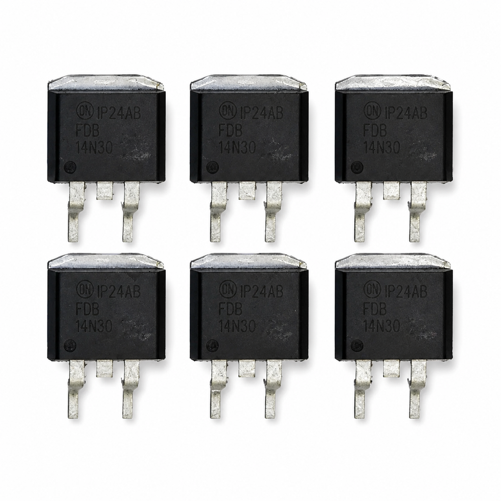 Six injector-driver MOSFETs for BMW N54 MSD80 MSD81 DME repair