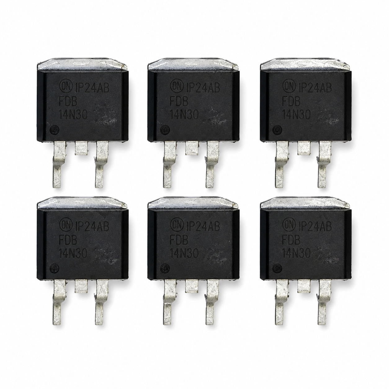 Six injector-driver MOSFETs for BMW N54 MSD80 MSD81 DME repair