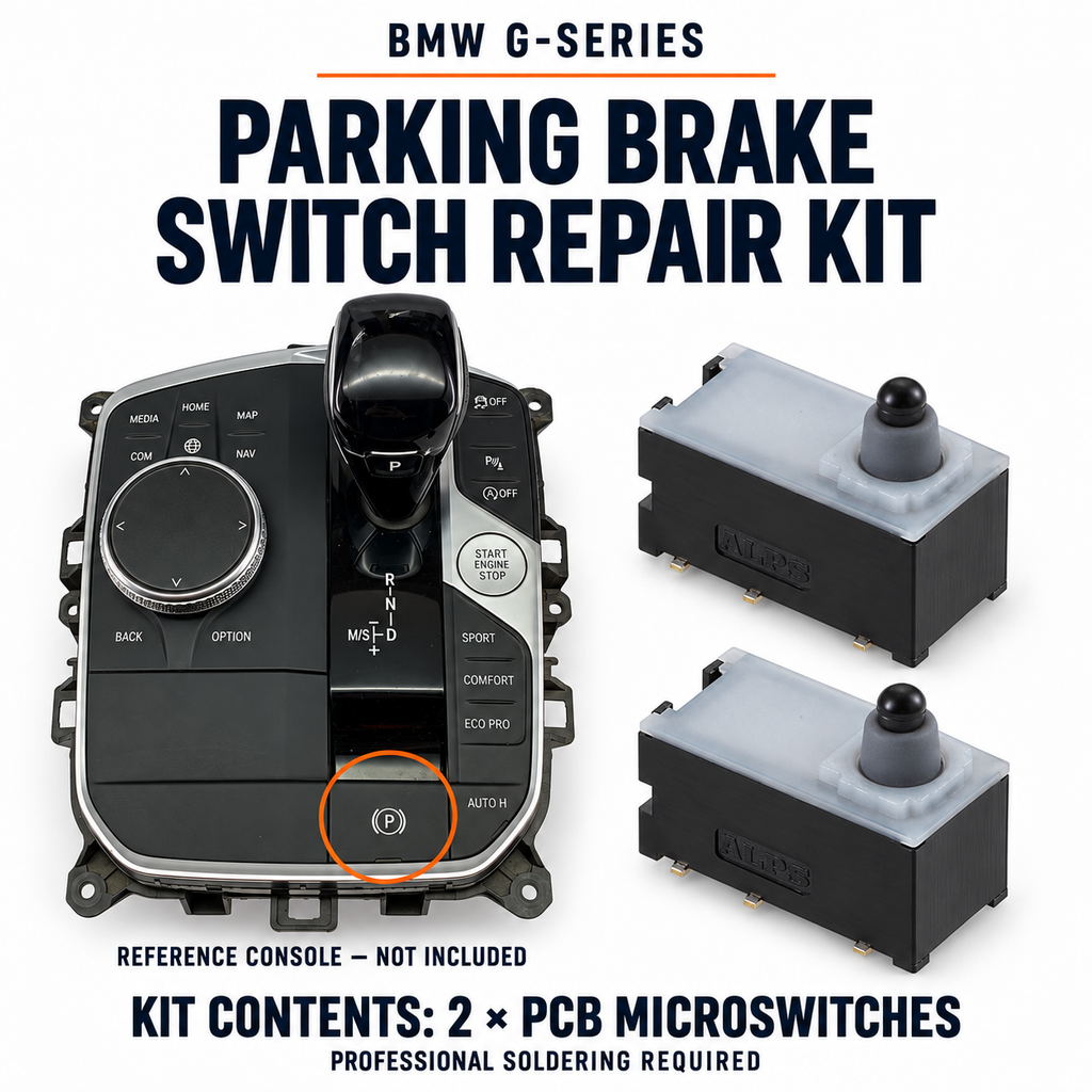 BMW G-Series Parking Brake Switch Repair Kit – 2 Microswitches