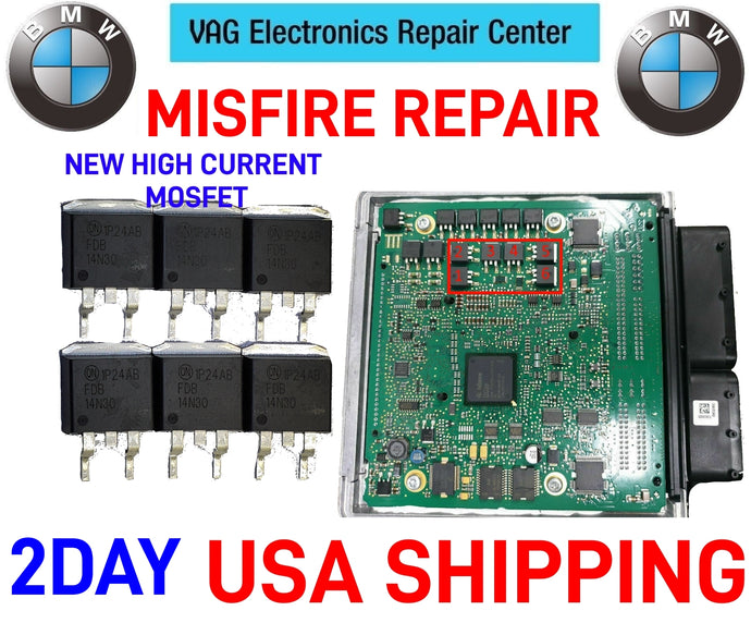 BMW Misfire N54 Engine MSD80 DME Repair & MOSFET Upgrade Kit - Fix Engine Faults
