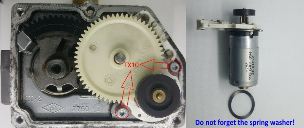 Throttle Body Gear Repair Kit VDO Audi VW Seat Skoda VW TDi SDi TFSI - VAG Repair Center