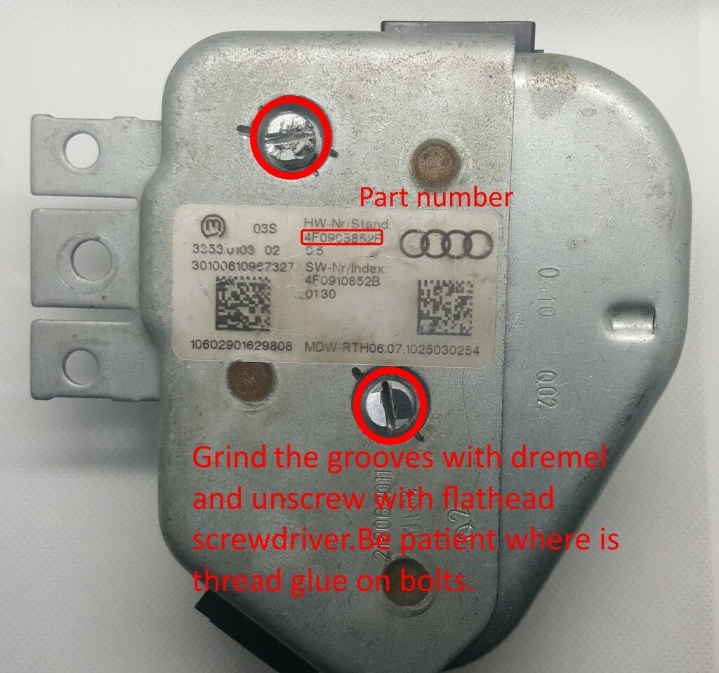 Steering Lock Module 4F0905852B Repair Kit For Audi A6 C6 Q7 2004-2009 - VAG Repair Center